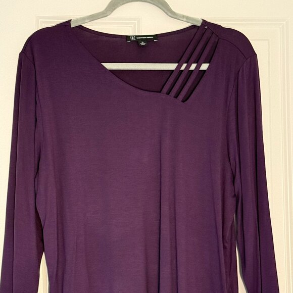 Women's Blouse, INC International Concepts brand, Purple with lining, XL - Picture 1 of 7